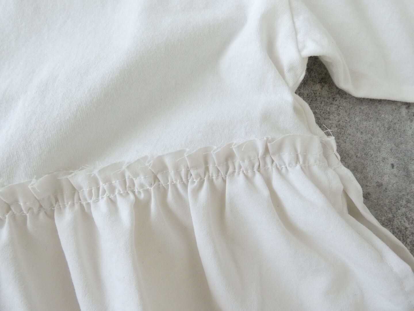 sabbatum(サバタム) BD30/1 天竺バイファブリックギャザーフリルプルオーバーの商品画像47