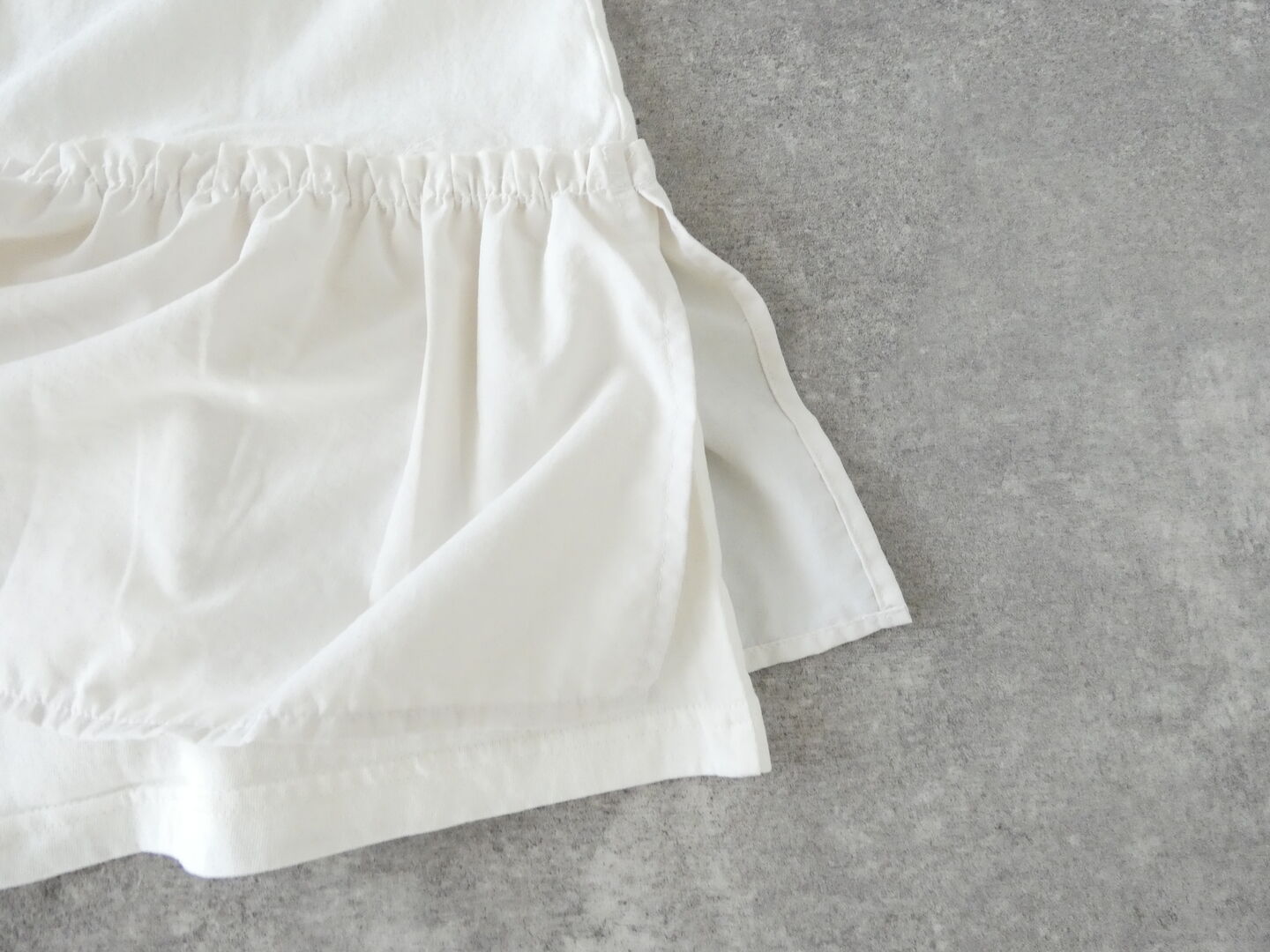 sabbatum(サバタム) BD30/1 天竺バイファブリックギャザーフリルプルオーバーの商品画像51