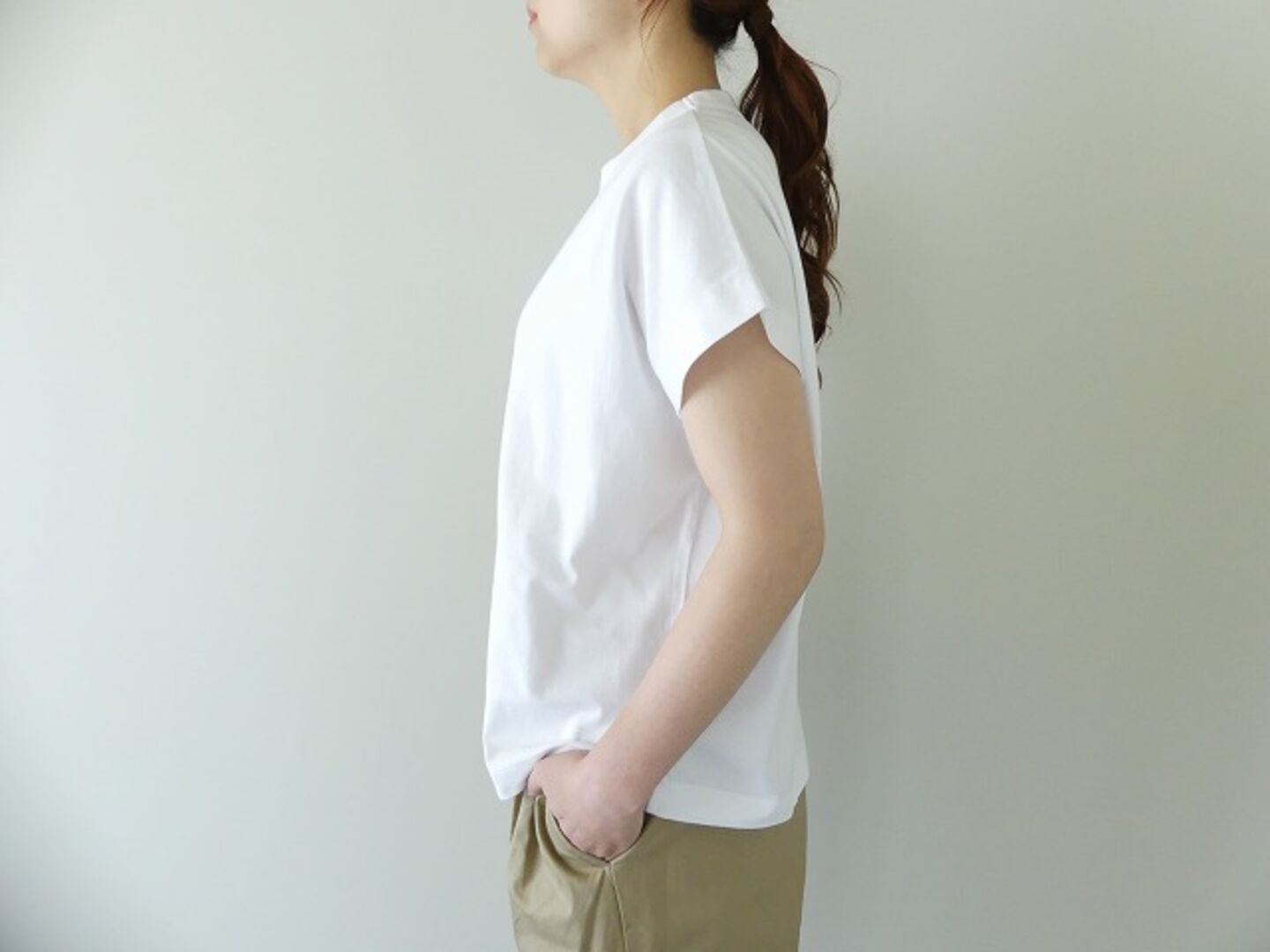 TRAVAIL MANUEL(トラバイユマニュアル) クラシック天竺フレンチTシャツの商品画像4