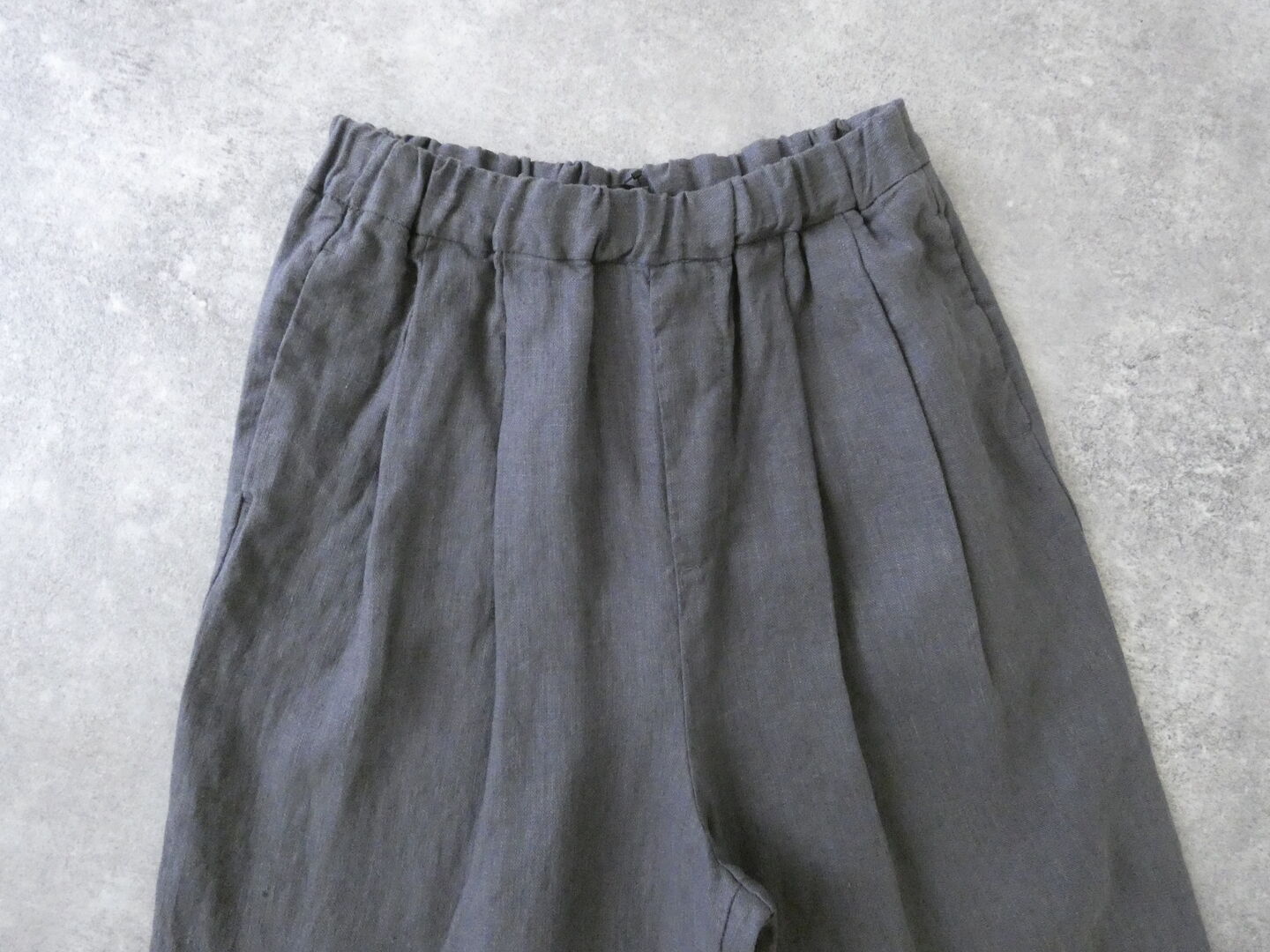 TRAVAIL MANUEL(トラバイユマニュアル) フレンチリネンツイル2タックトラウザーズの商品画像24