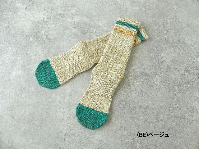 KAPITAL(キャピタル) 60本 杢 IVY RAINBOWY HAPPY HEEL ホールドソックスの商品画像4